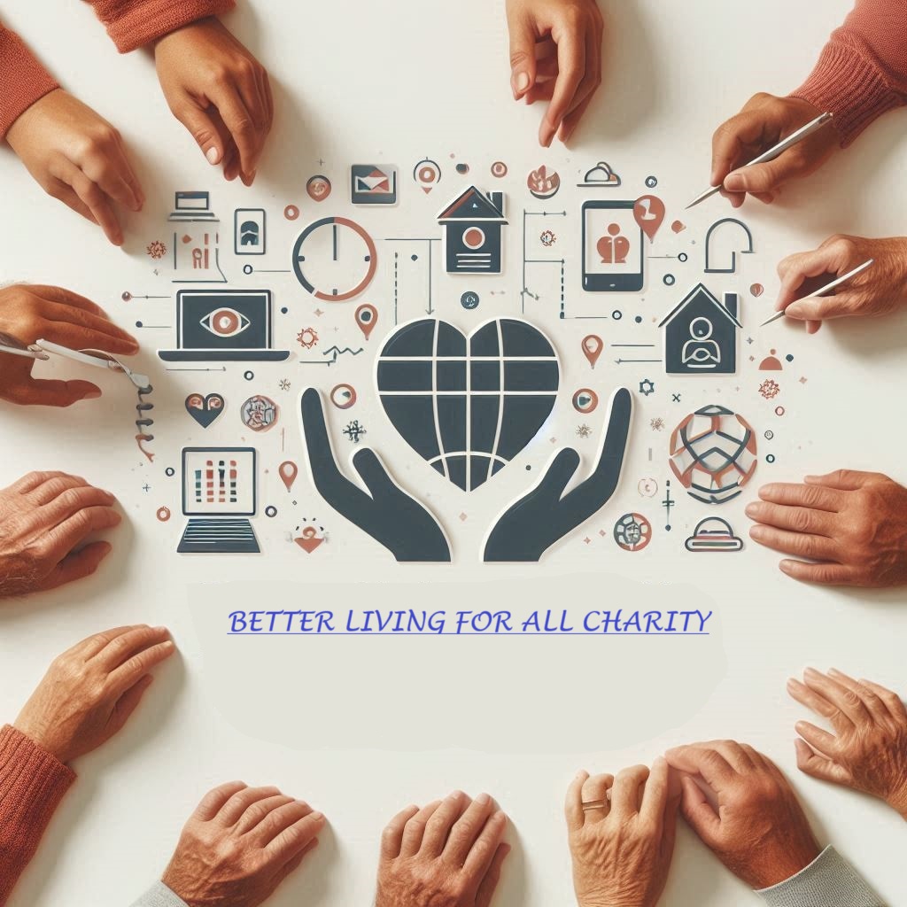 Better Living For All Charity Logo